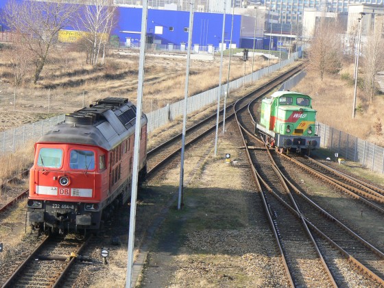 Baureihe 232 und V60 in Warschaue Straße