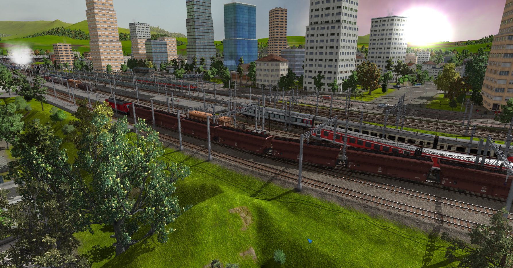 Maltby HBF von Südost Richtung City