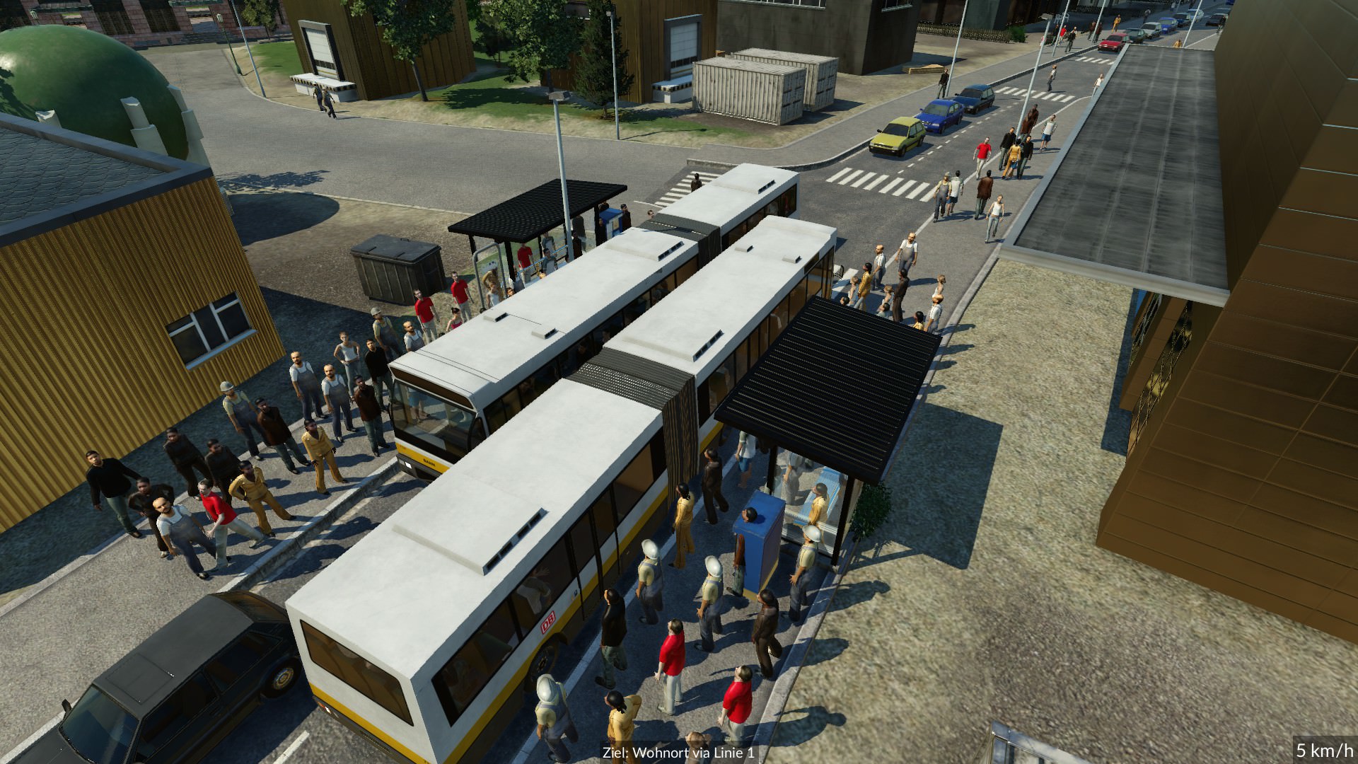 Stadtverkehr in Transport Fever