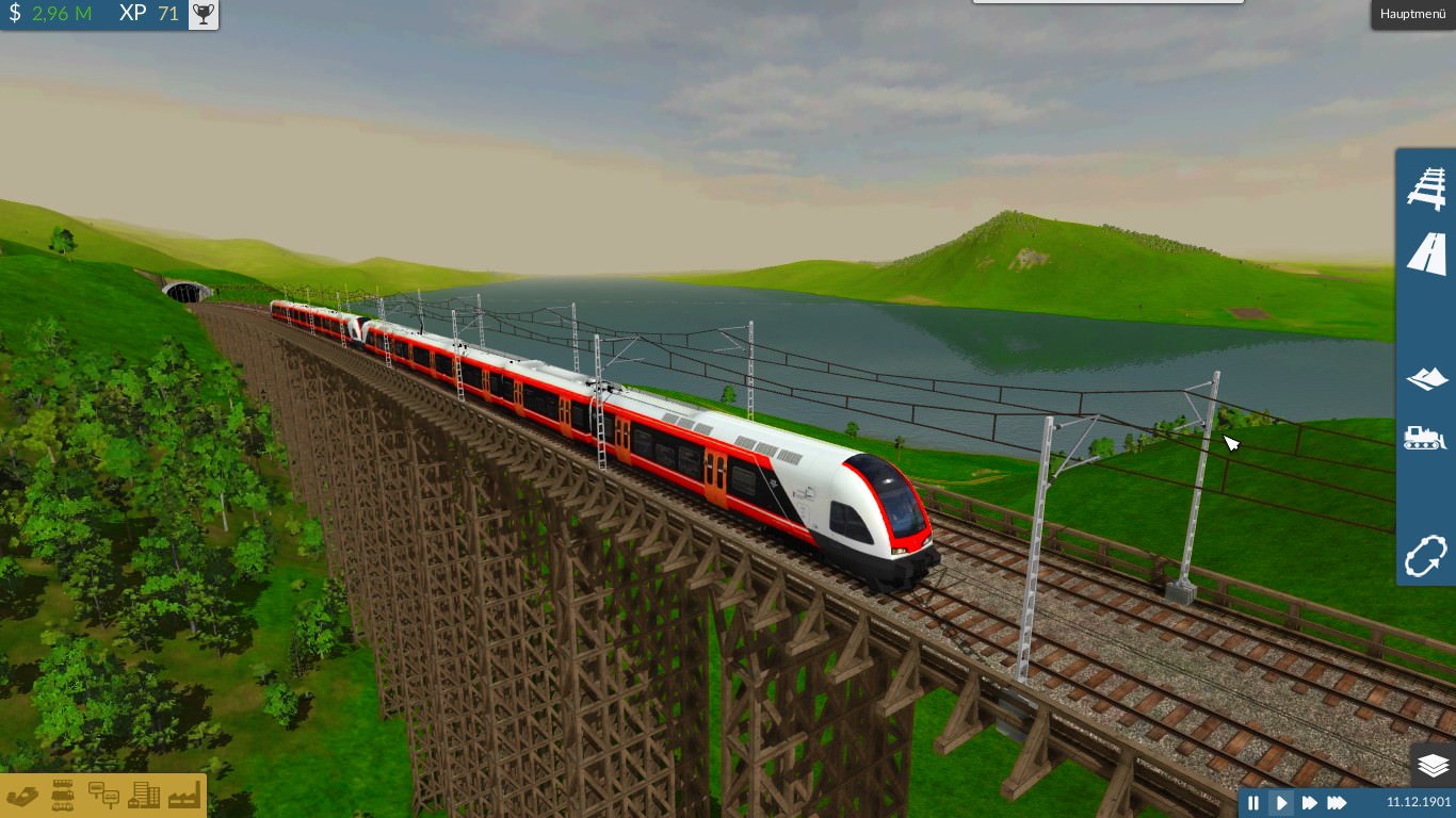 NSB Flirt 3 auf der Brücke