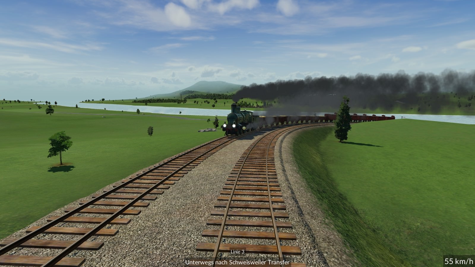 Auf Bergfahrt