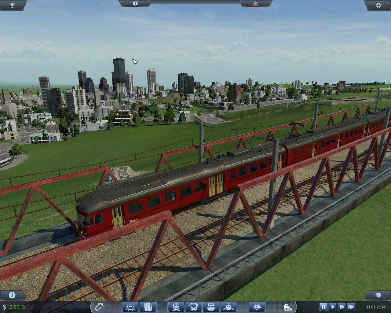 S-Bahn um die Stadt