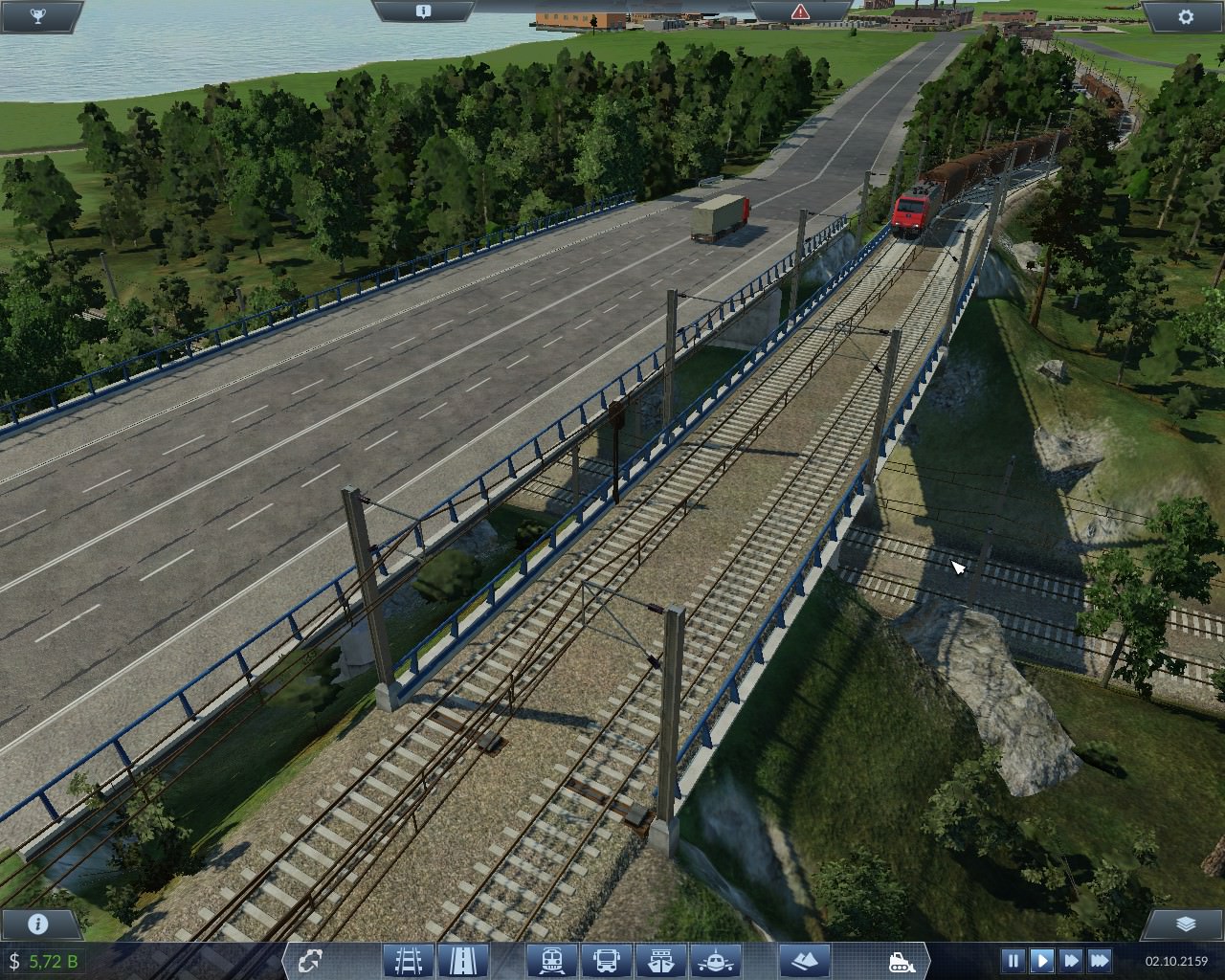 Güterverkehr Straße und Gleis