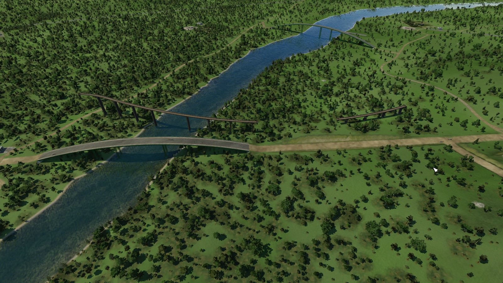 Die Brücken am Fluss