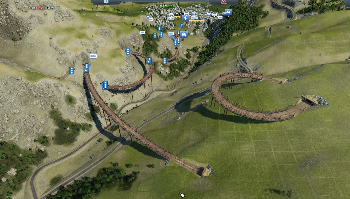 Karte 01 Bergstrecken
