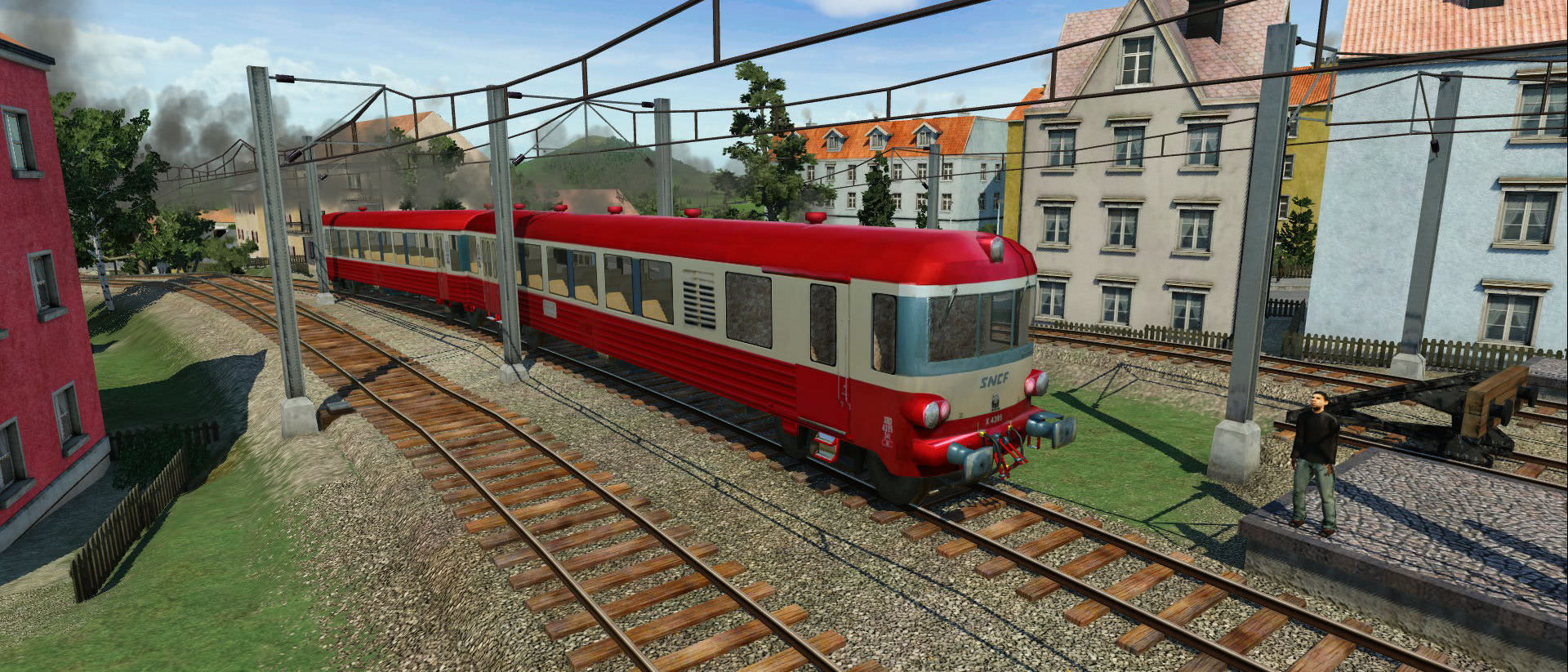 autorail caravelle from 1963, from train fever adapted with new transport fever features (just need passengers :D )