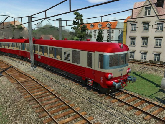 autorail caravelle from 1963, from train fever adapted with new transport fever features (just need passengers :D )