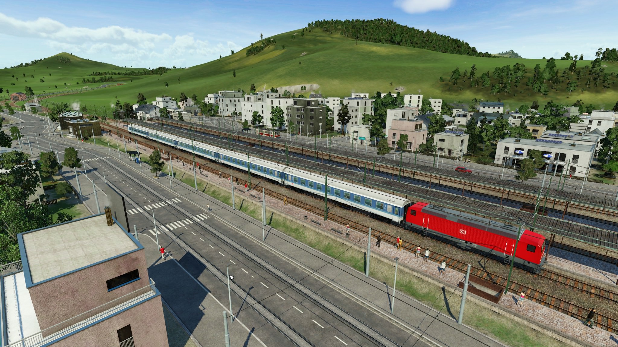 BR114 mit InterRegio und Steuerwagen