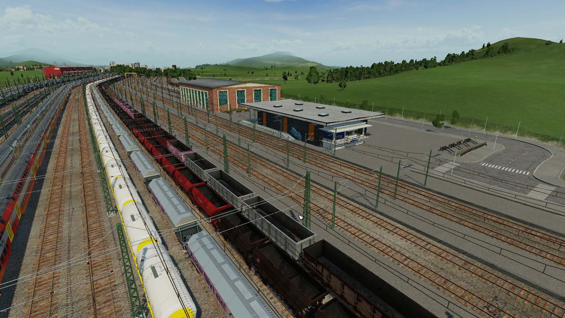 Fortsetzung des Baus des größten Güter und Umschlagbahnhofs in Transport Fever Bild4