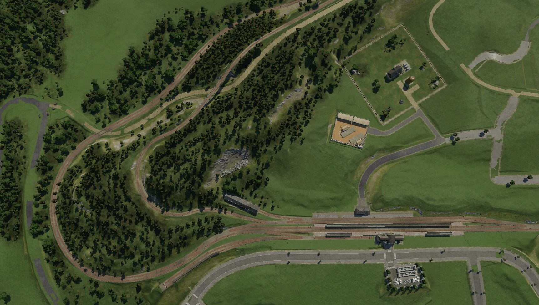 nach ca. 4h Terrain forming
