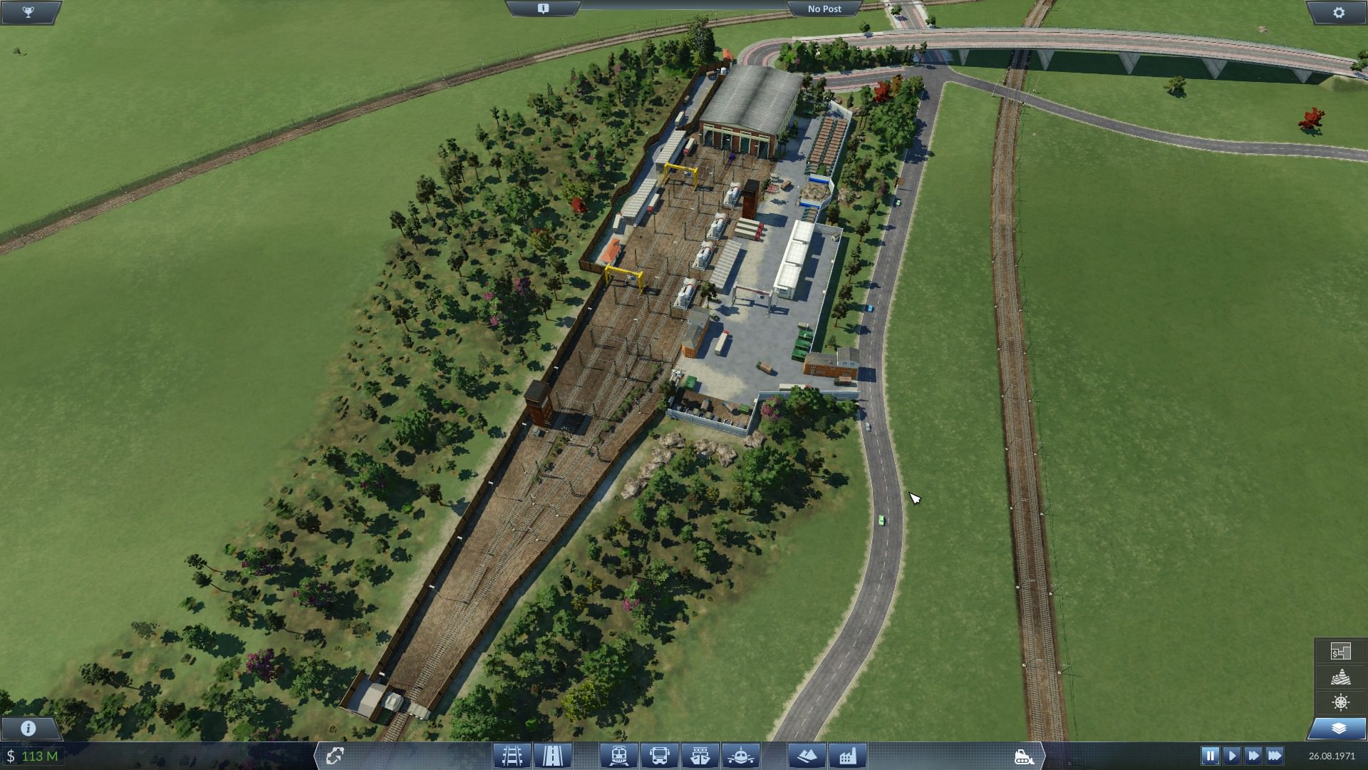 Zugdepot Luftbild