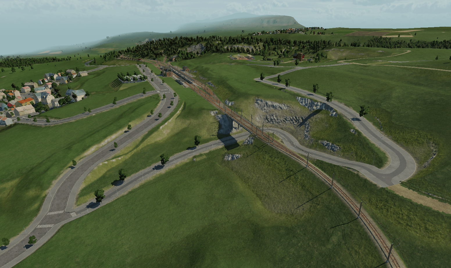 Bahnhofs Ausfahrt Filisur [WIP]