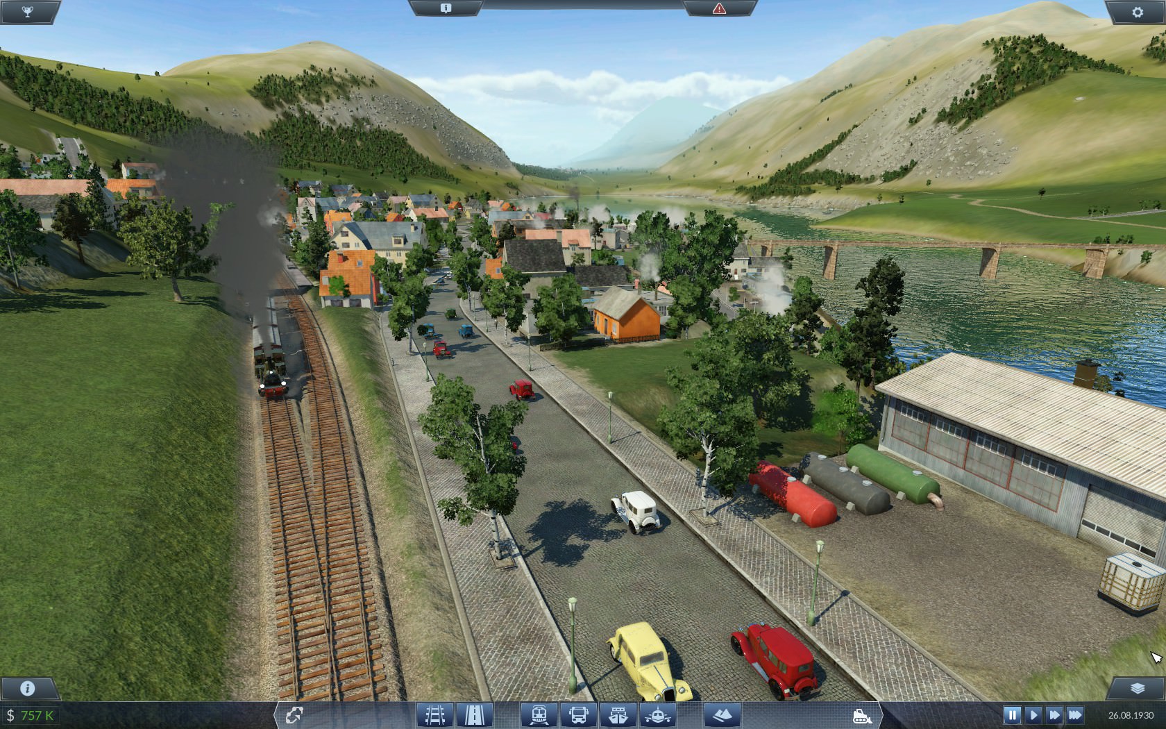 Ausfahrt vom Bahnhof Schliersee