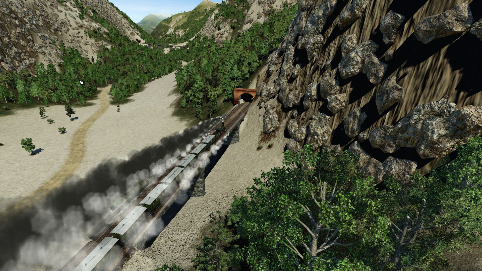 Einfahrt in den Pfaffensprung Kehrtunnel