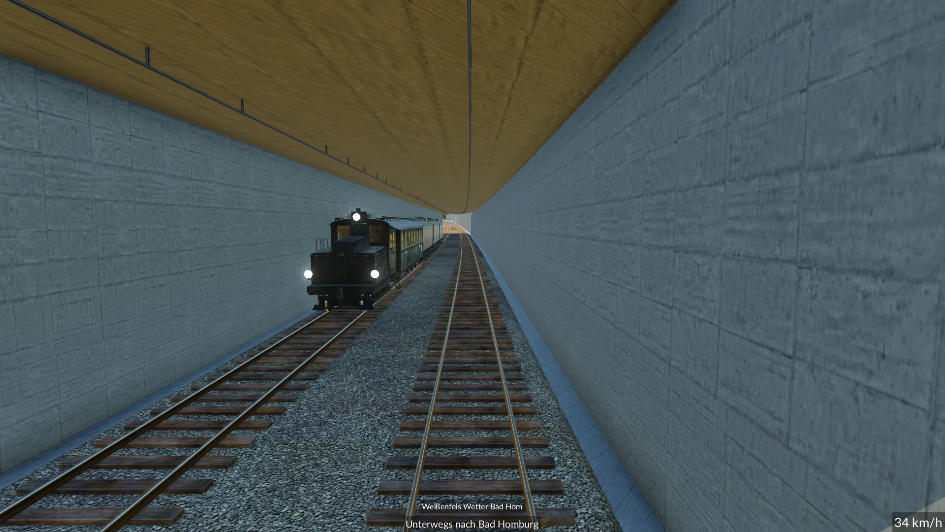 Begegnung im Tunnel