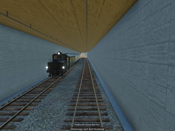 Begegnung im Tunnel