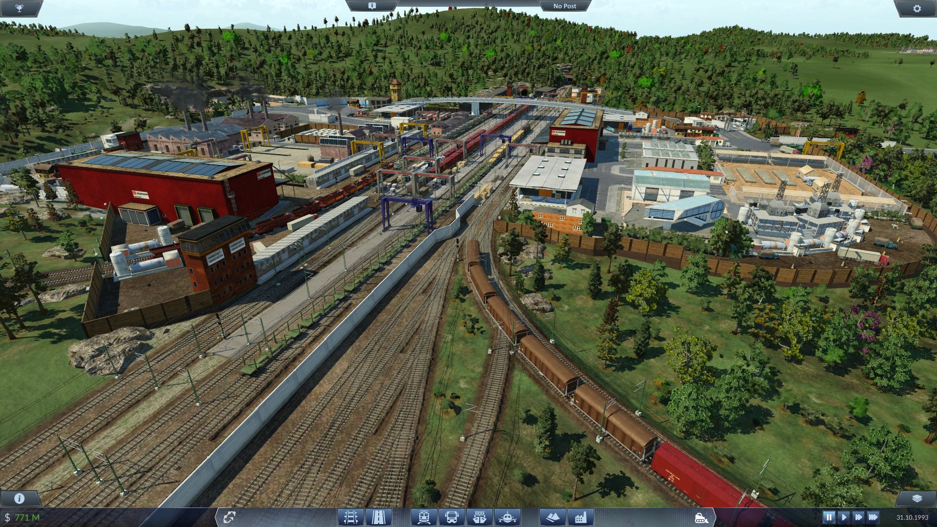 Umschlagplatz / Güterbahnhof/LKW Station.