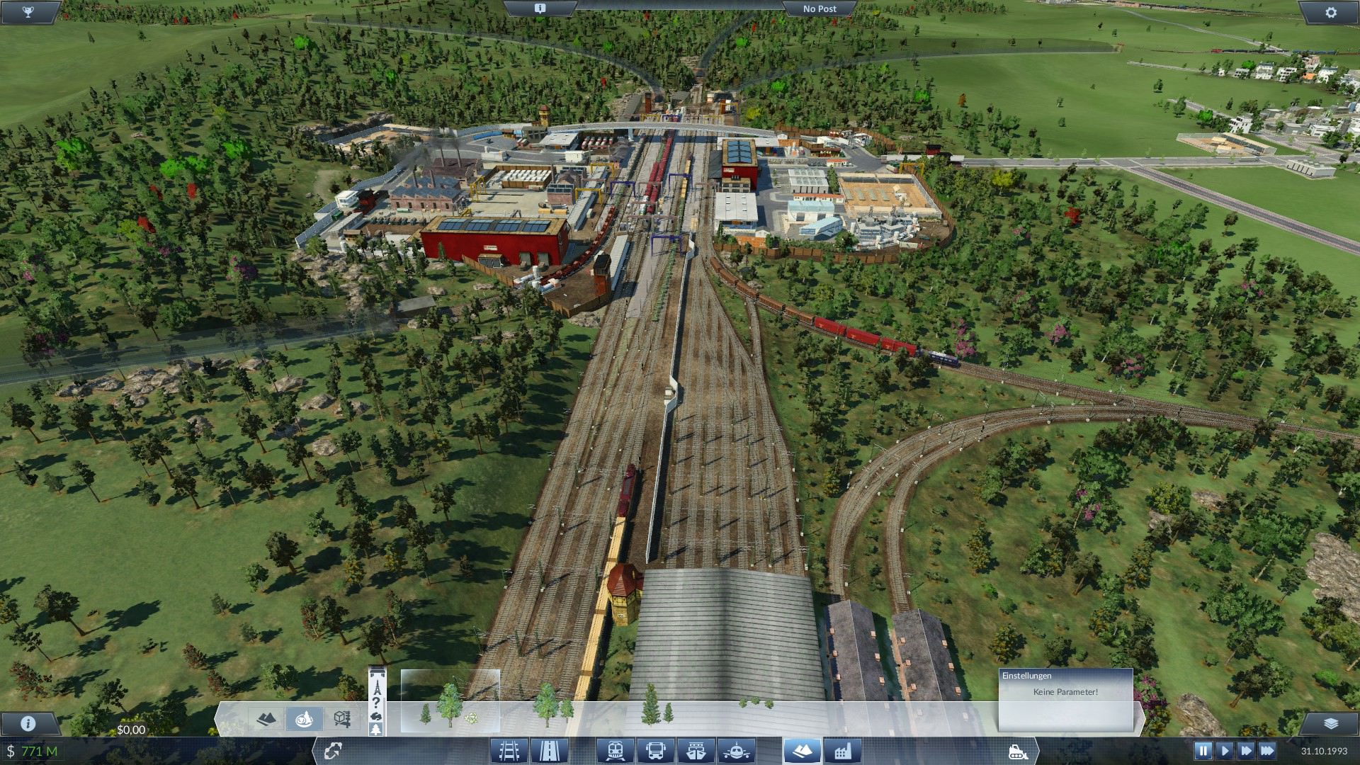 Umschlagplatz / Güterbahnhof/LKW Station.