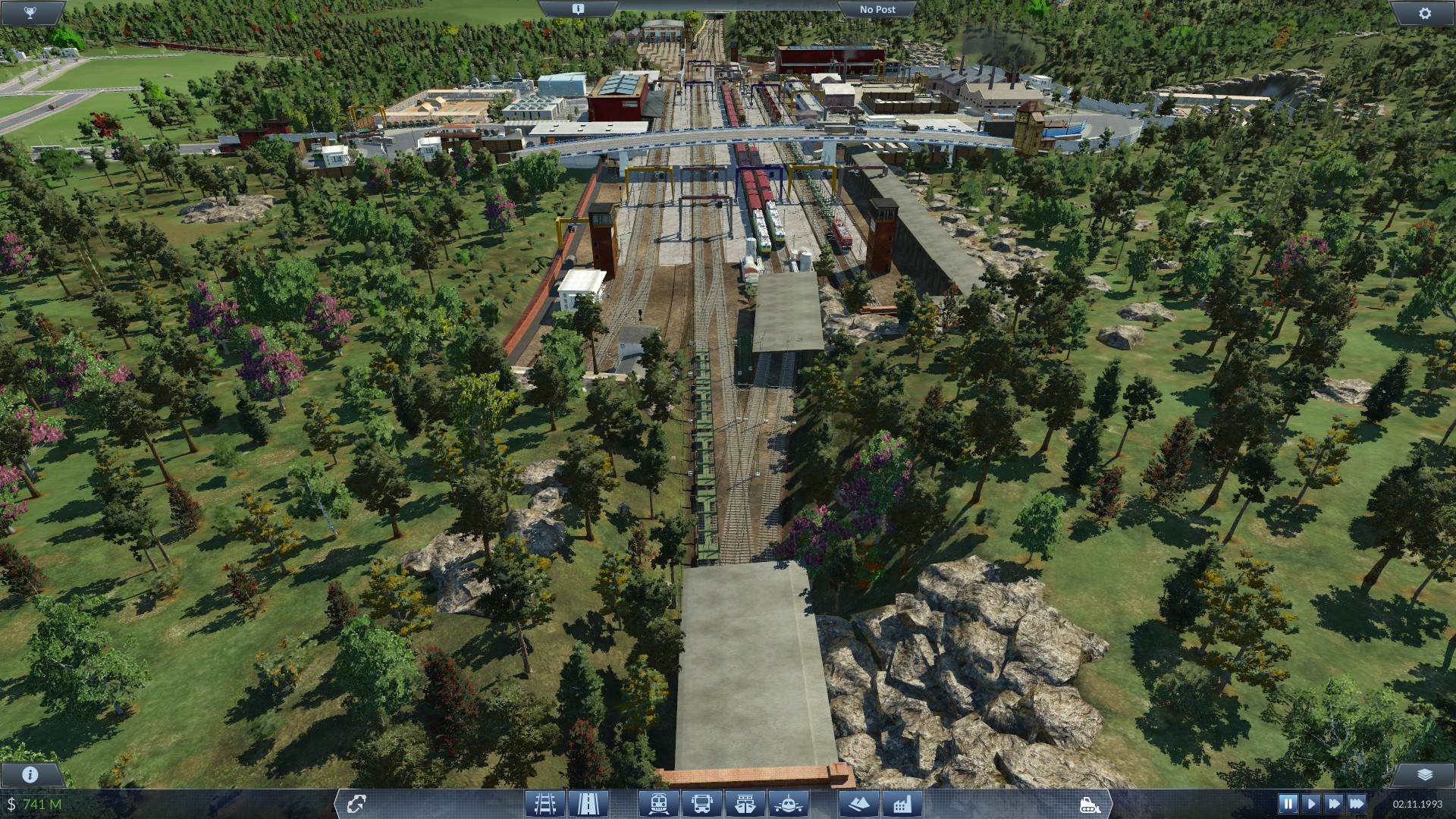 Umschlagplatz / Güterbahnhof/LKW Station.