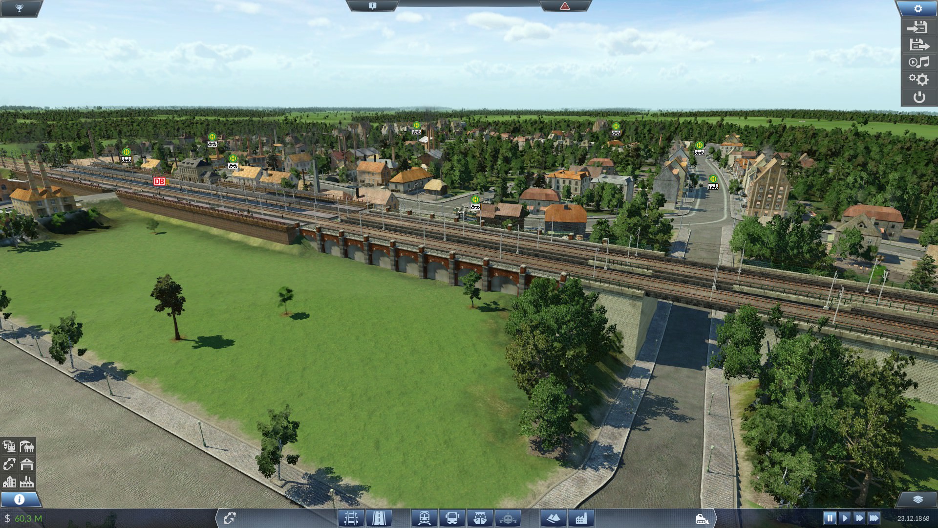 Versuch eines eigenen Hochbahnhofes