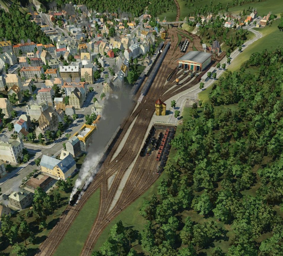 Bahnhof Erstfeld 1900