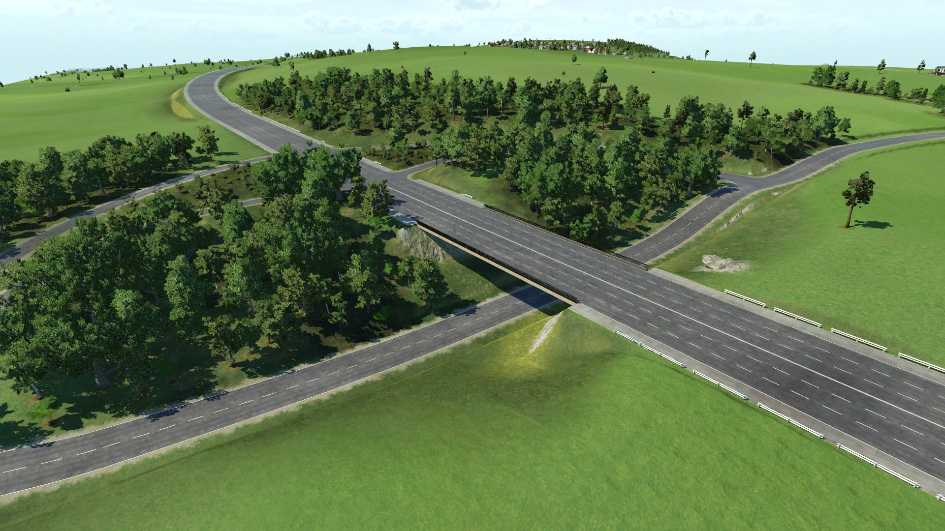 Autobahnauffahrt in Elten