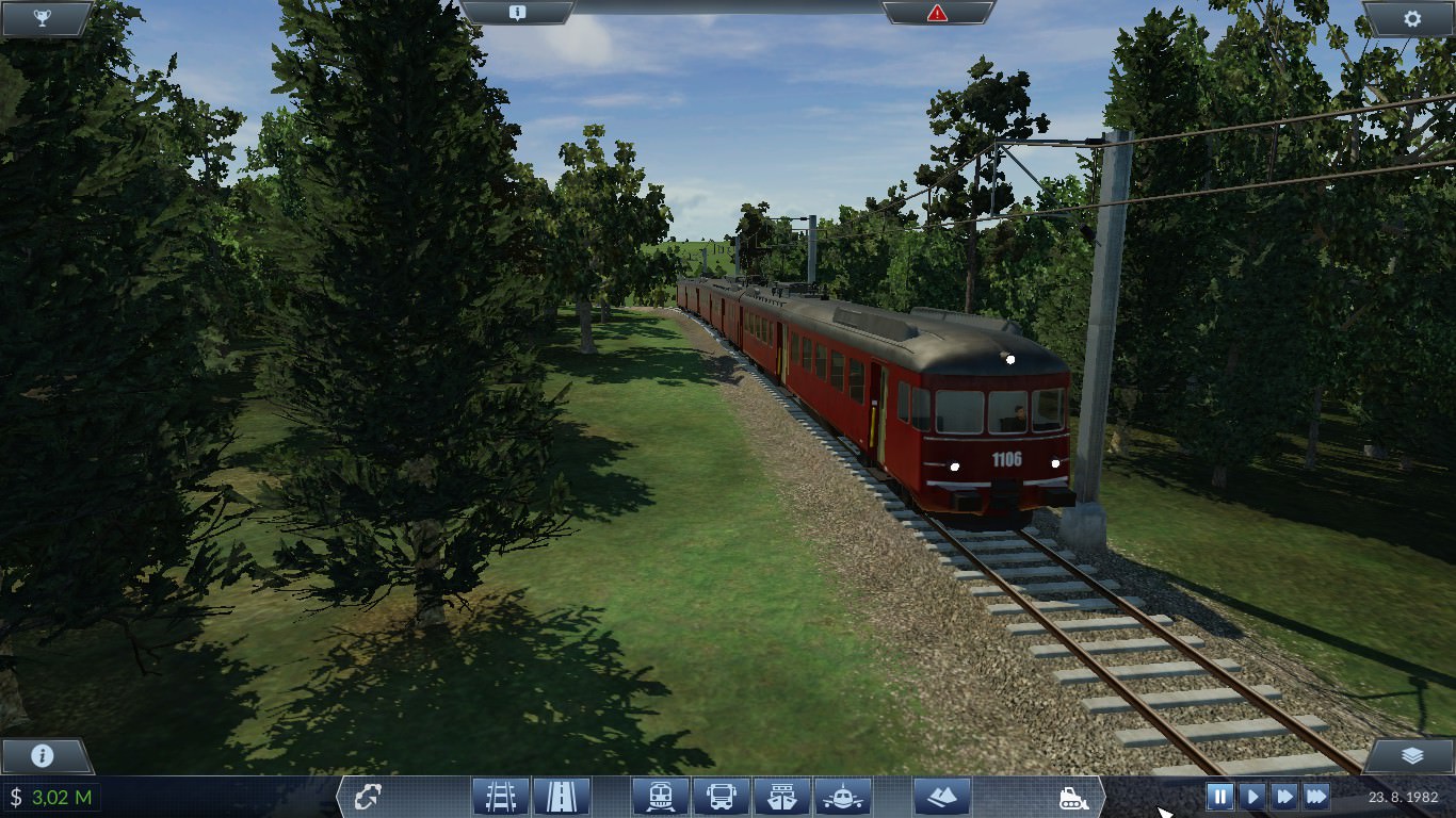 Passenger train station before Charepoll S.M. in the direction of Central Station