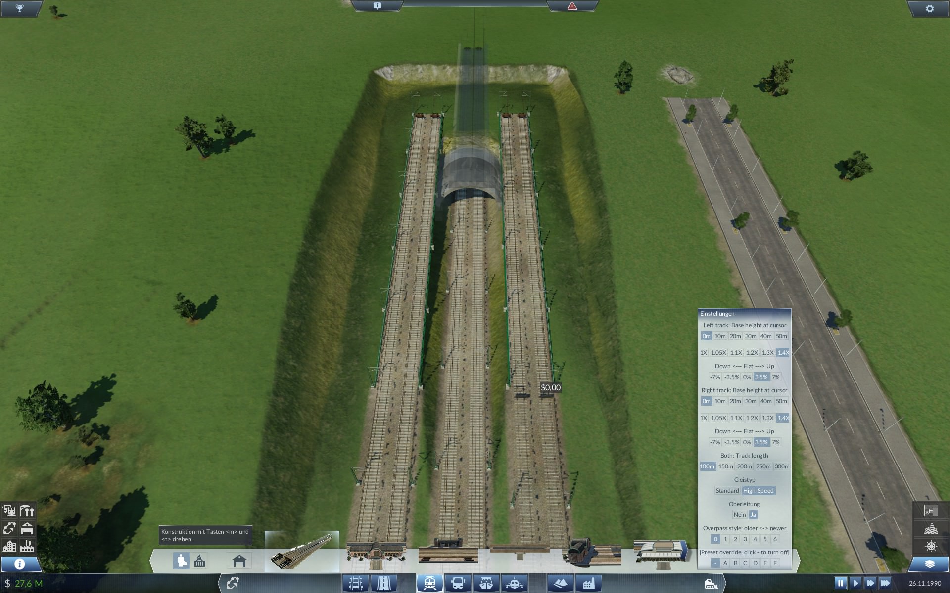 Bahnhofsvorfeld mit Tunnel #2