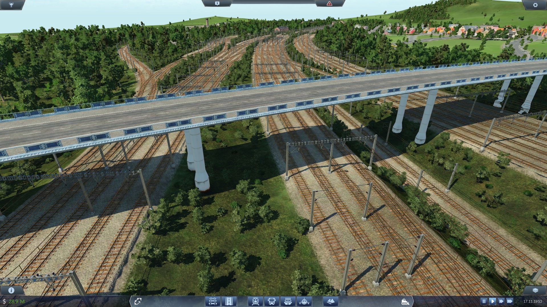 Bahnhof´s Einfahrt Renningen (noch im Bau)