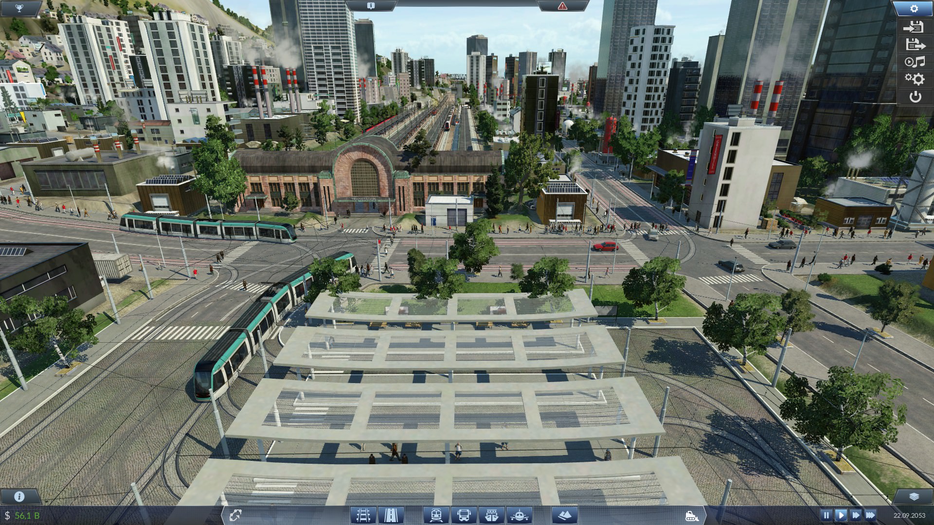 Bahnhofsvorplatz Ahlsdorf