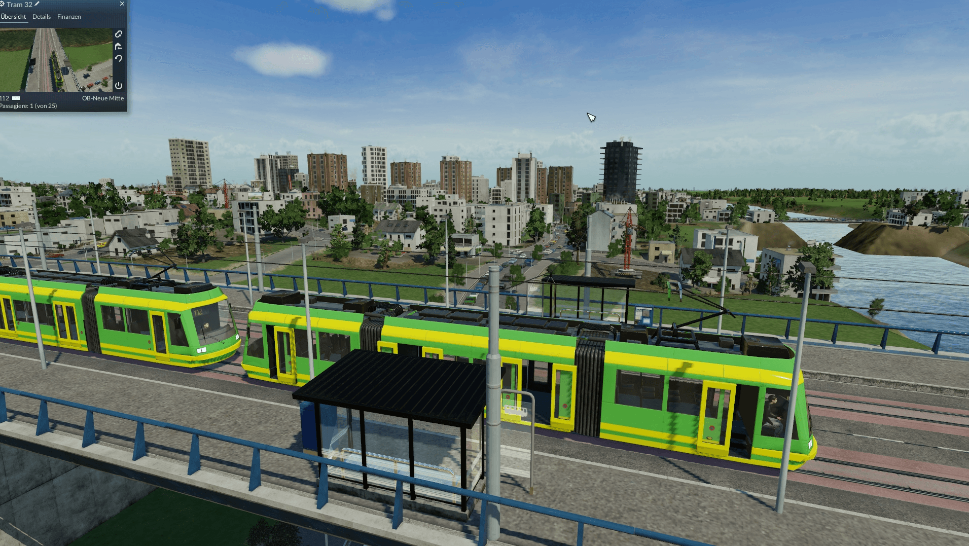 Erste kleine Testfahrt
