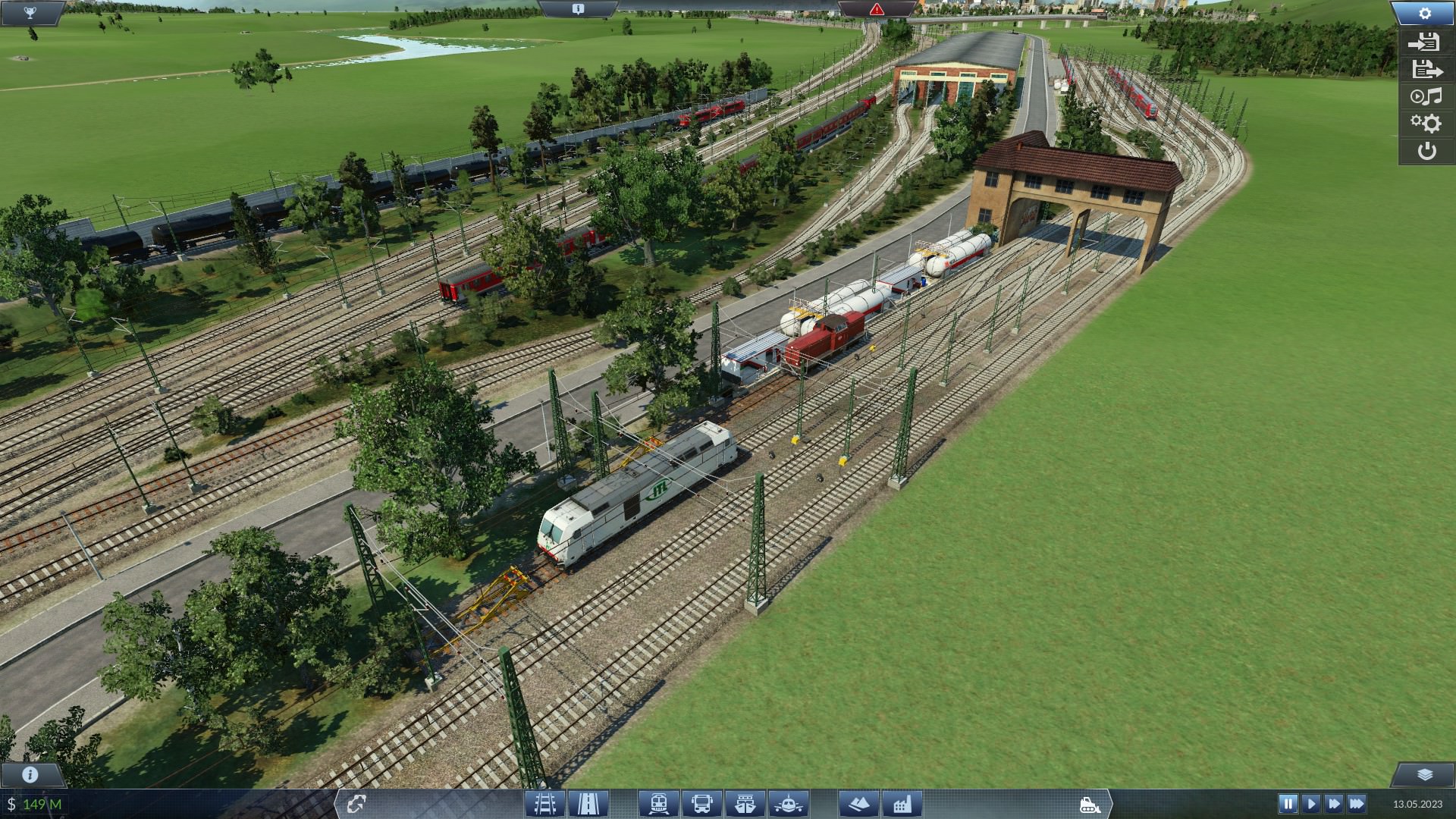 fiktive Region-Bern mit Depot Bern-Süd