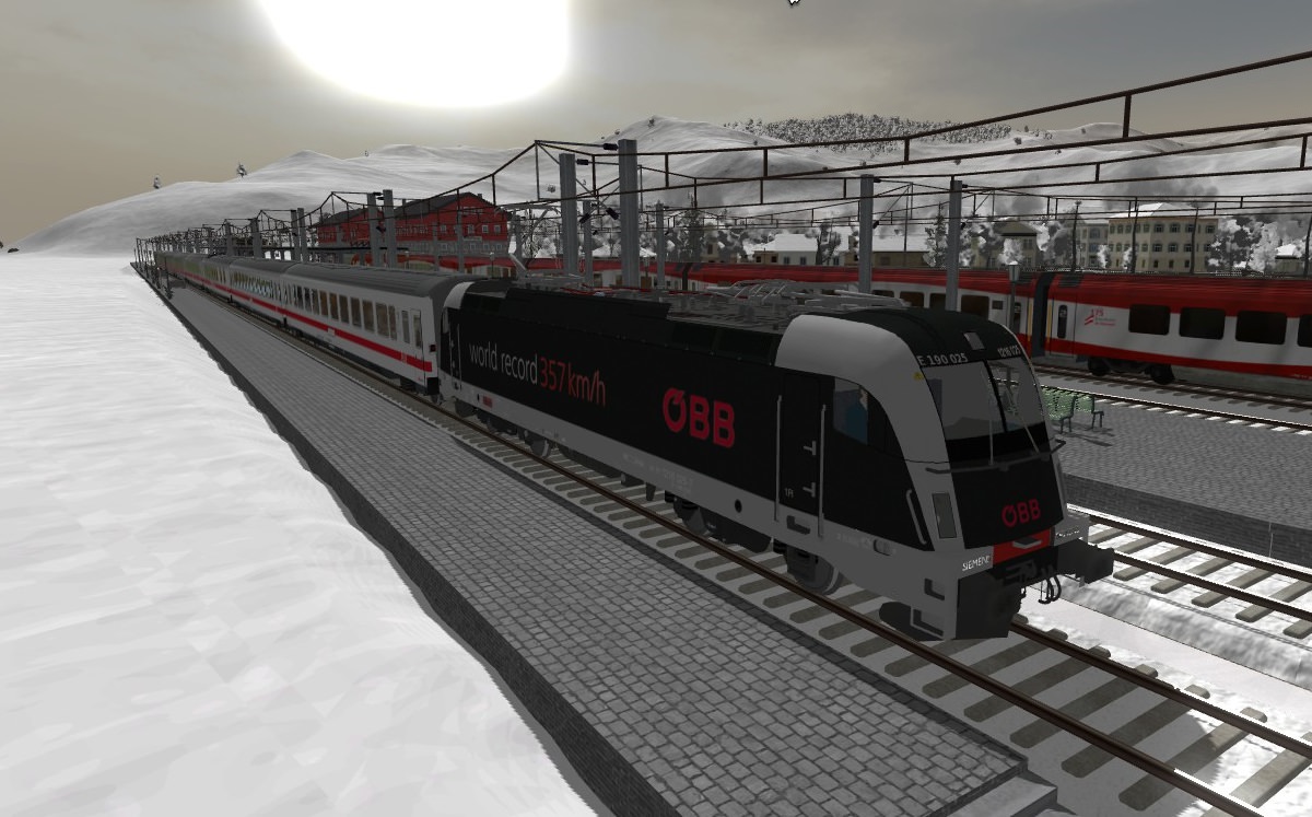 Durch den Schnee mit Regiojet und Intercity