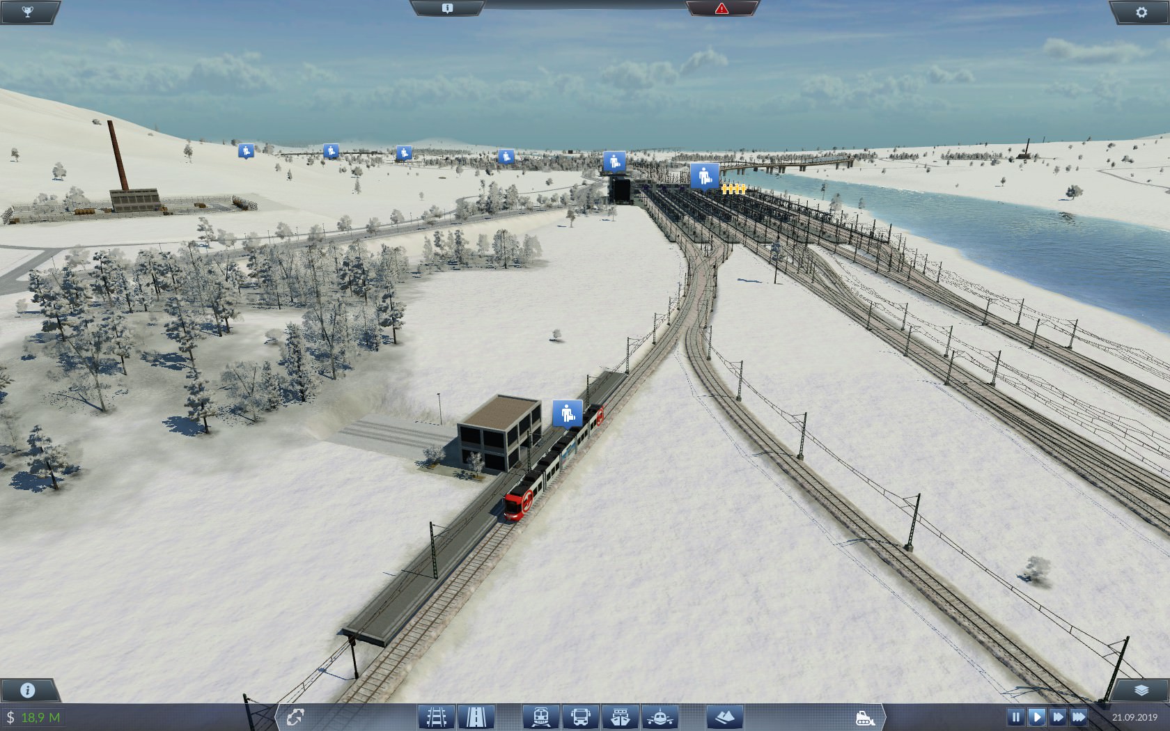 Straßenbahn Wendeschleife