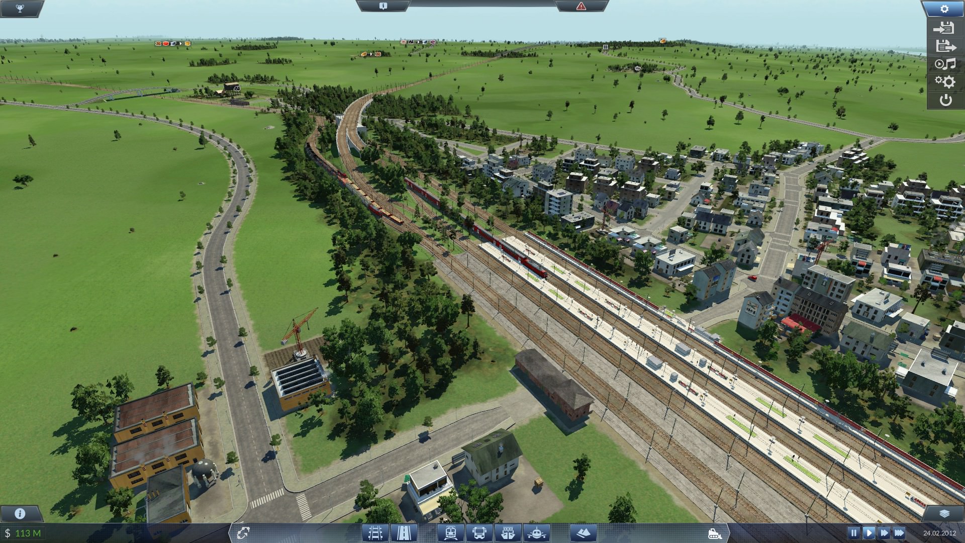 Bahnhofsausfahrt