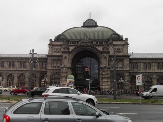 Blick auf den Nürnberger Hauptbahnhof