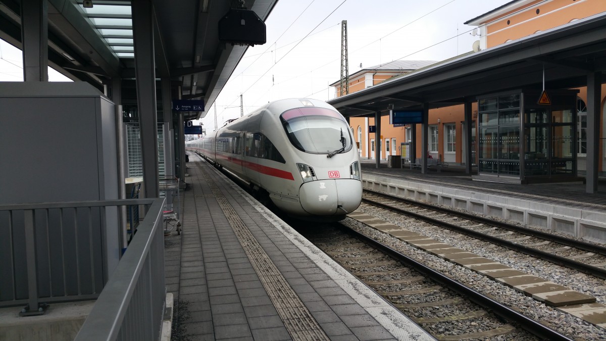 ICE90 von Passau Hbf nach Hamburg-Altona