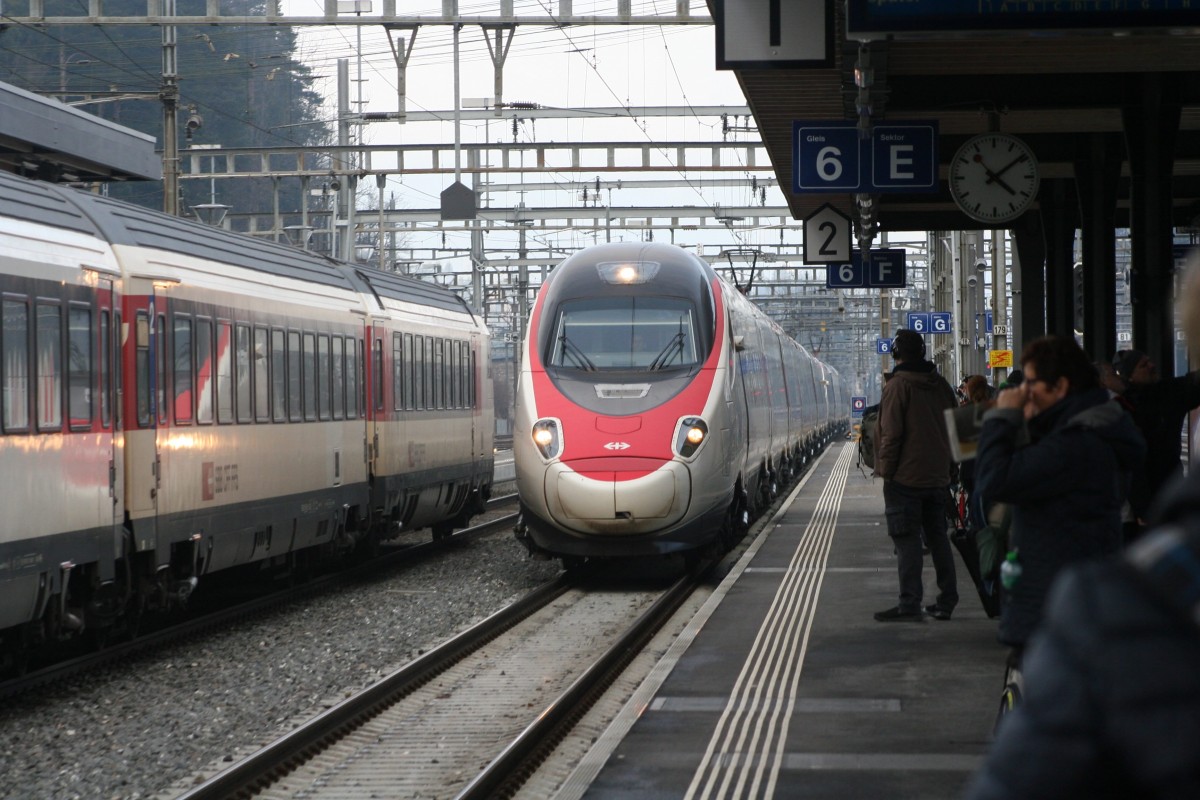 ETR 610 als EC nach Zürich HB
