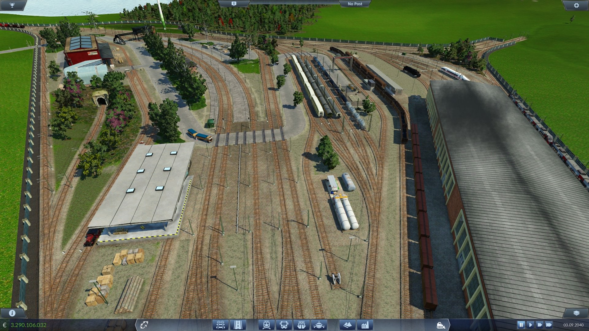 Bahnbetriebswerk Berlin, Sicht von Osten
