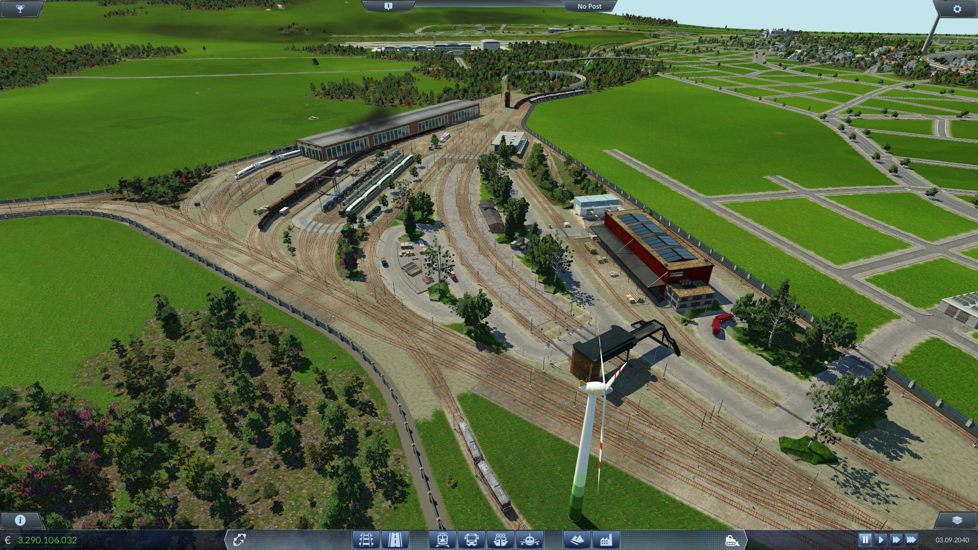 Bahnbetriebswerk Berlin, Sicht von Südwesten