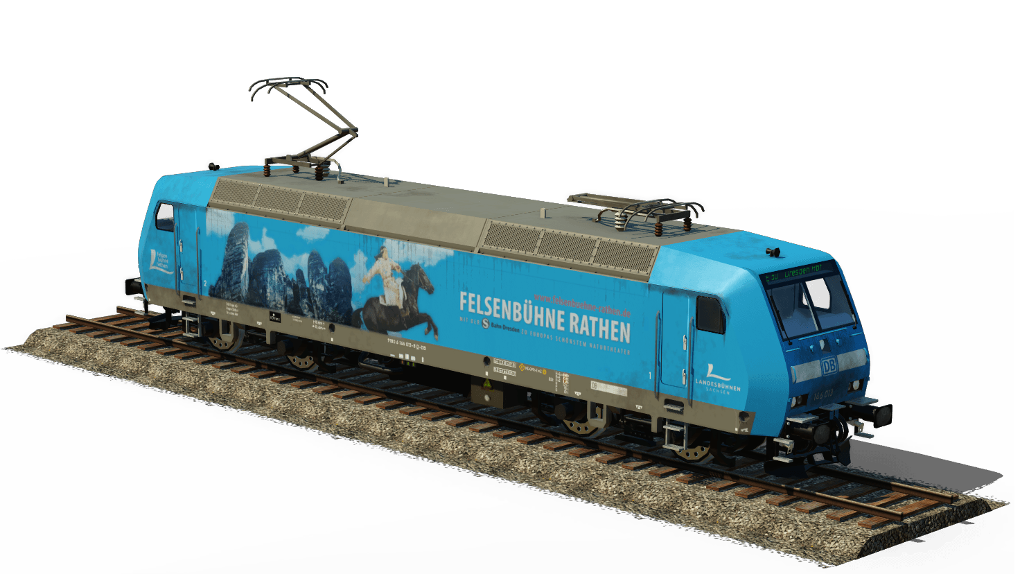 DB 146 013 "Felsenbühne Rathen"