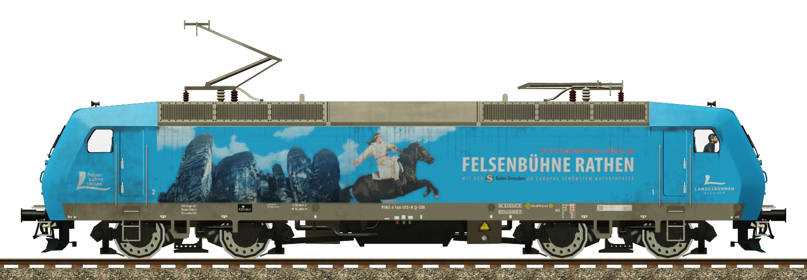 DB 146 013 "Felsenbühne Rathen"