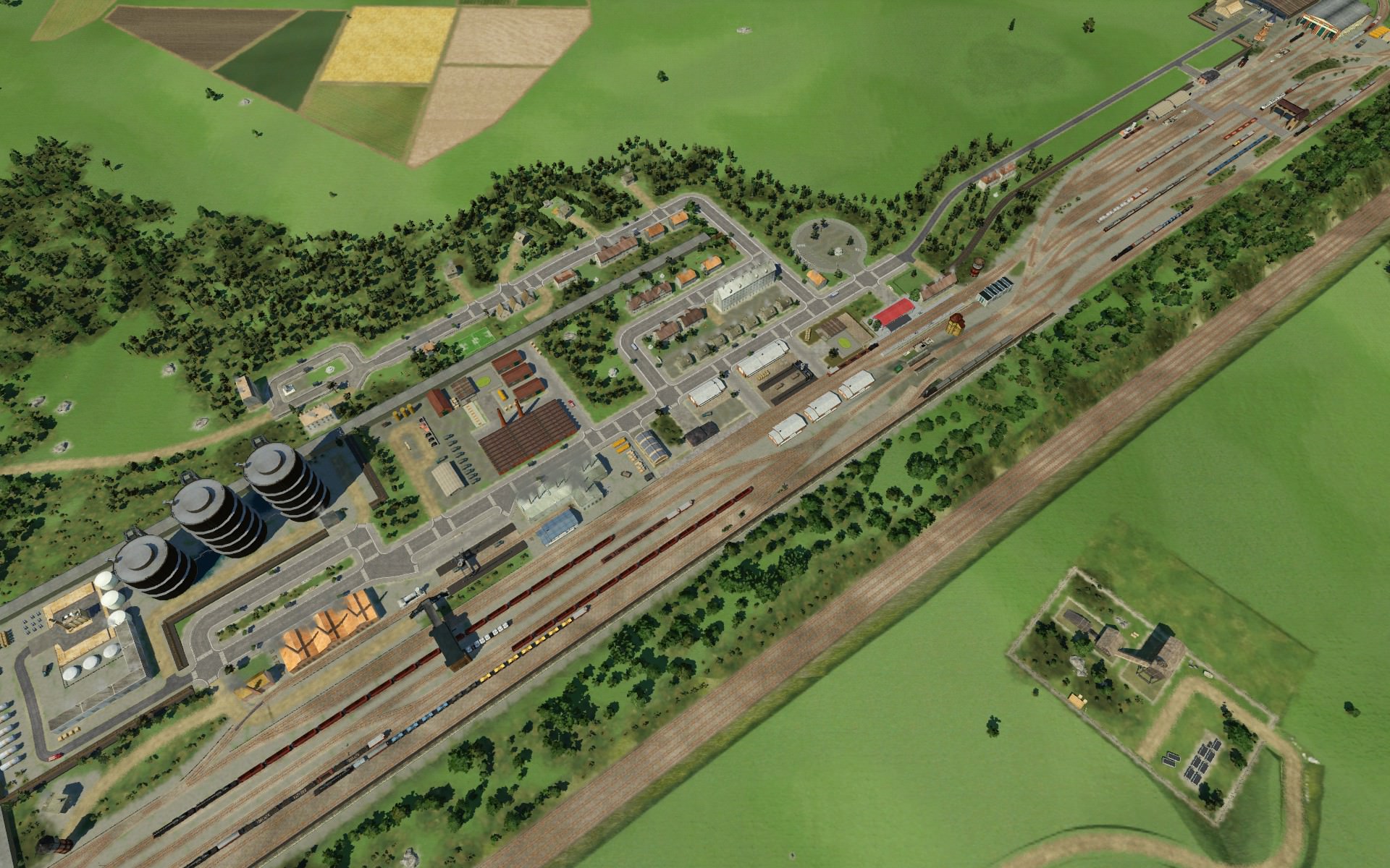 Verschiebebahnhof-Gesamtansicht