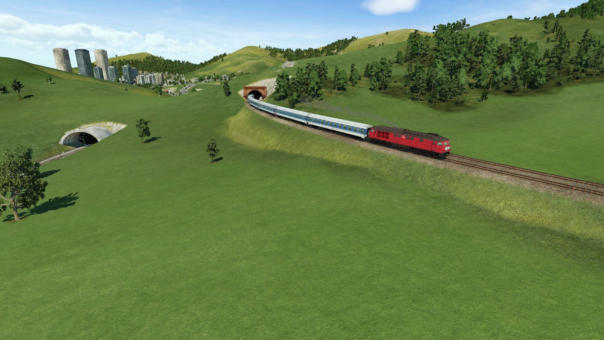 InterRegio auf nicht elektrifizierter Bergstrecke 2