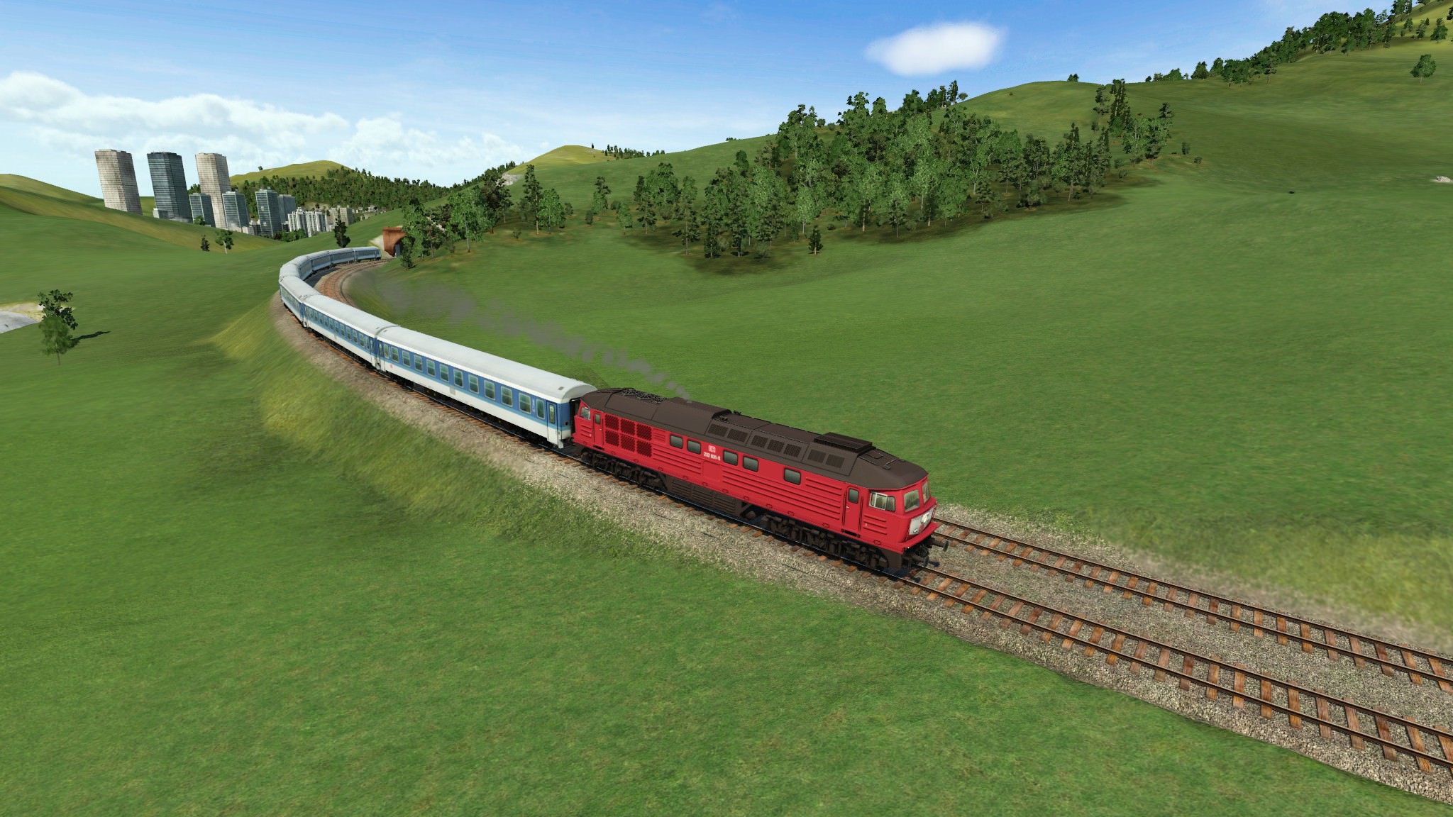 InterRegio auf nicht elektrifizierter Bergstrecke 1