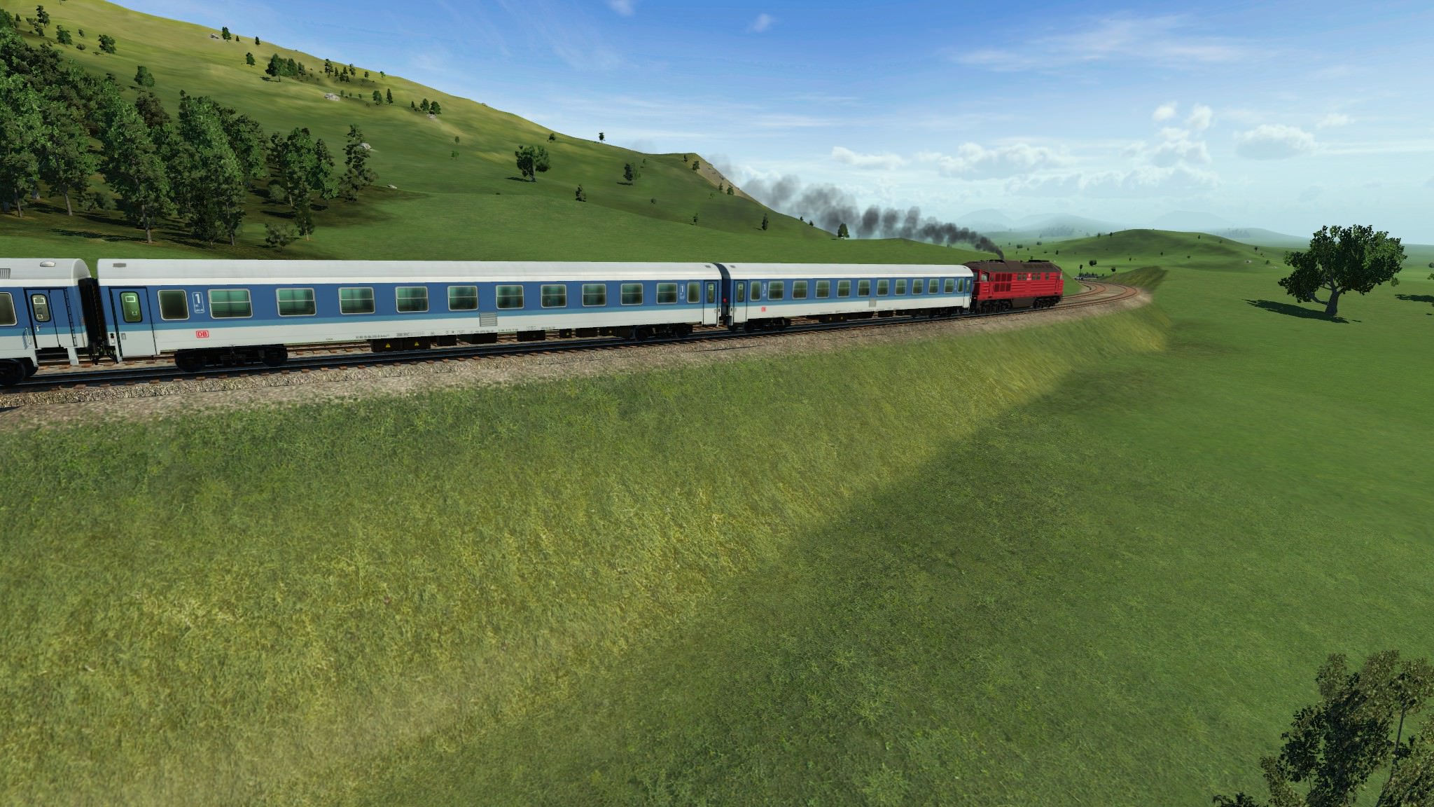 InterRegio auf nicht elektrifizierter Bergstrecke 3