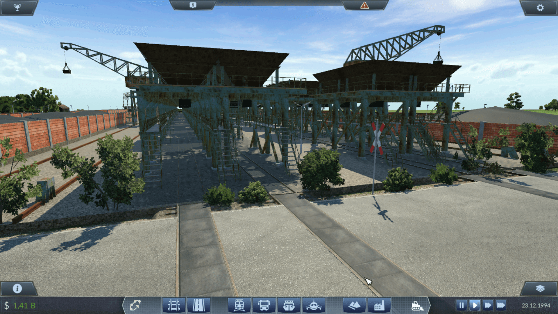 Kohle Verlade Station 4 spurig_4