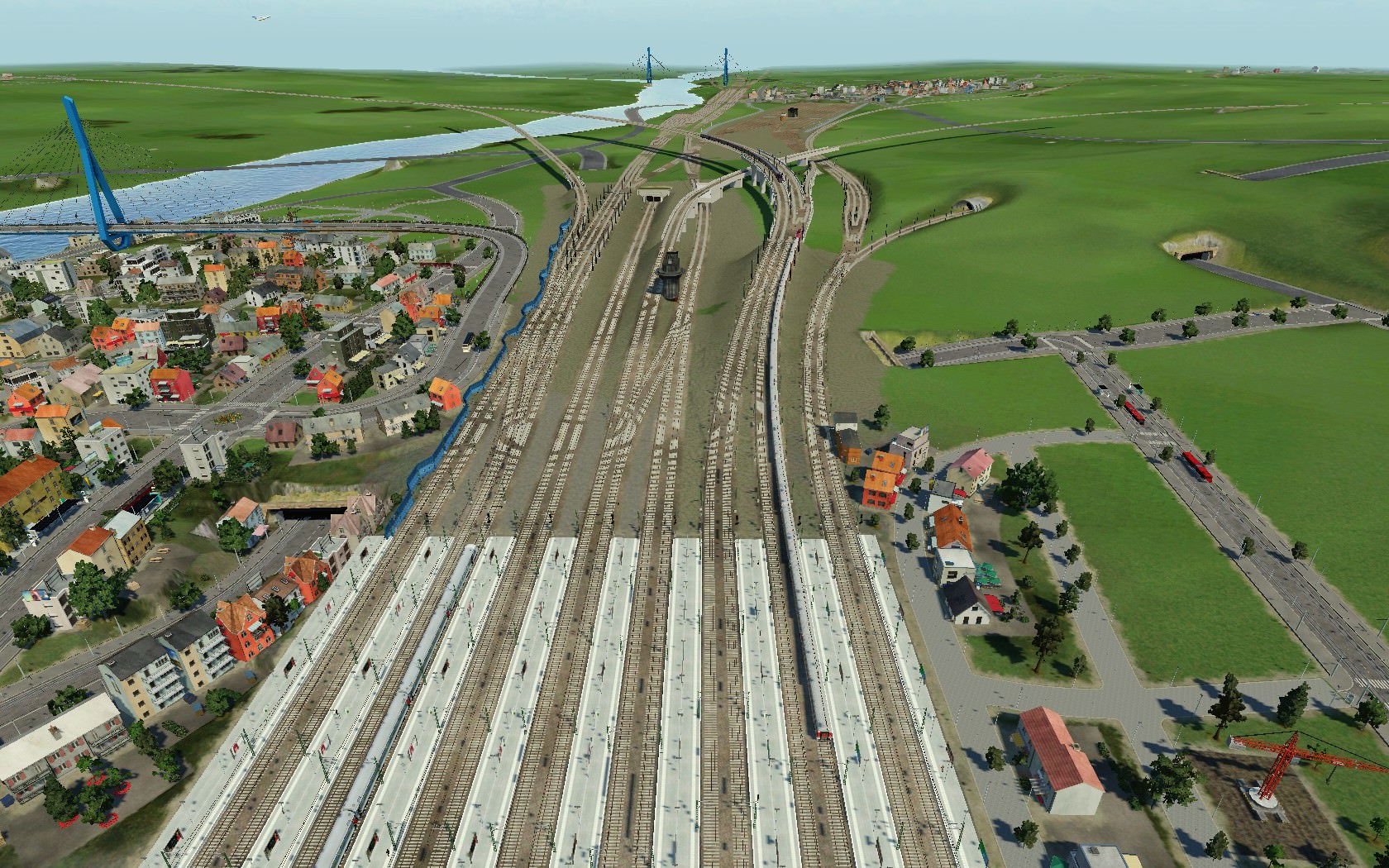 Bad Salzungen HBF Ausfahrt Richtung Norden