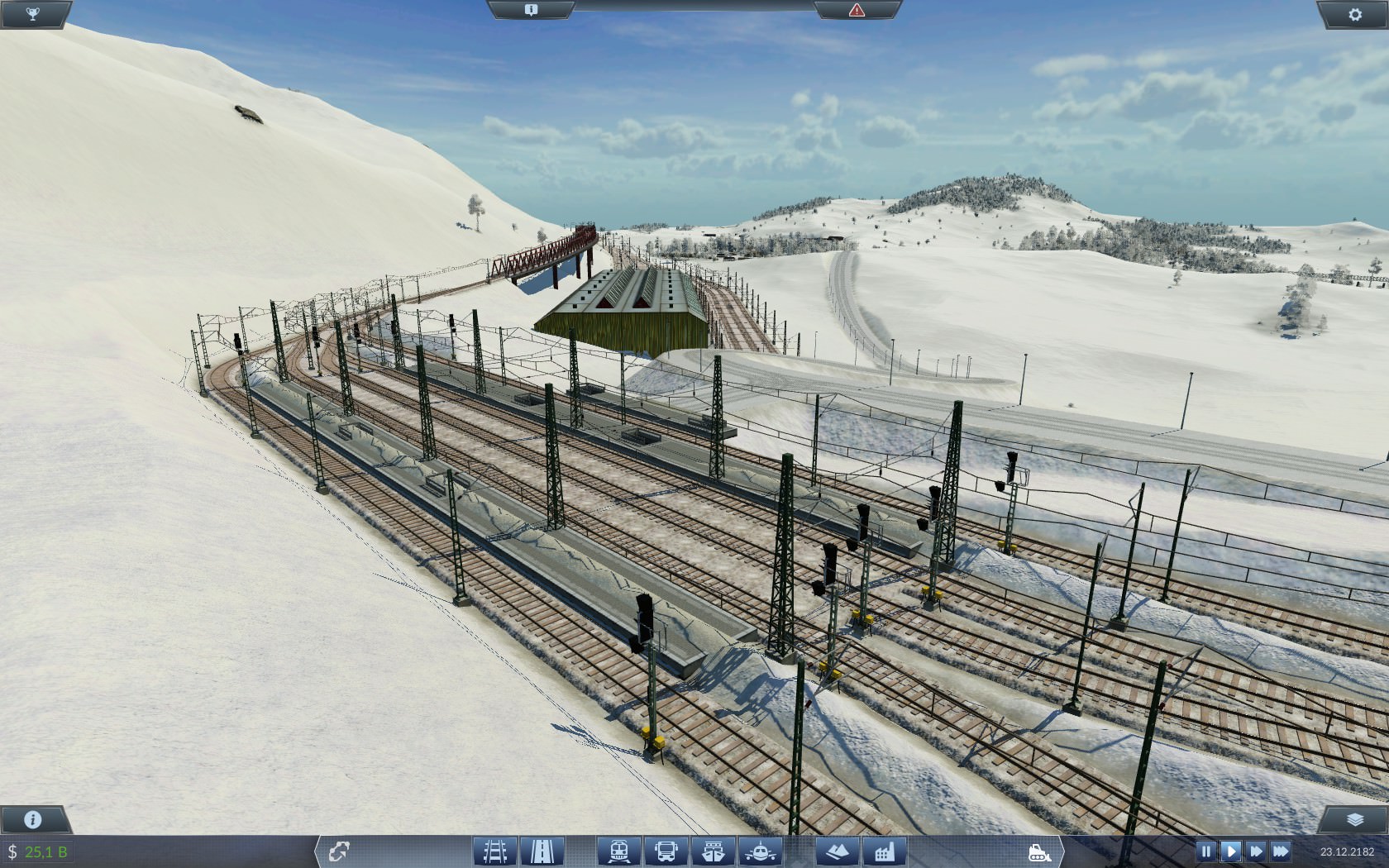 Betriebshof der Laseler Eisenbahn
