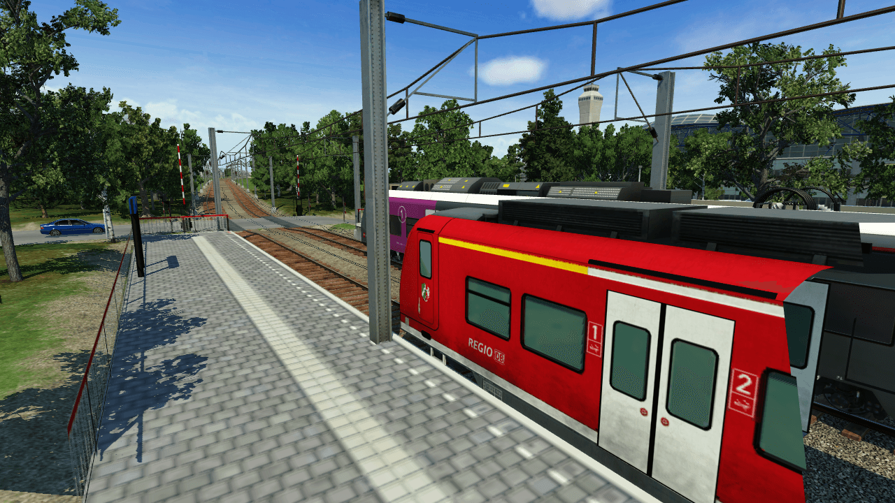 S-Bahn am Flughafen